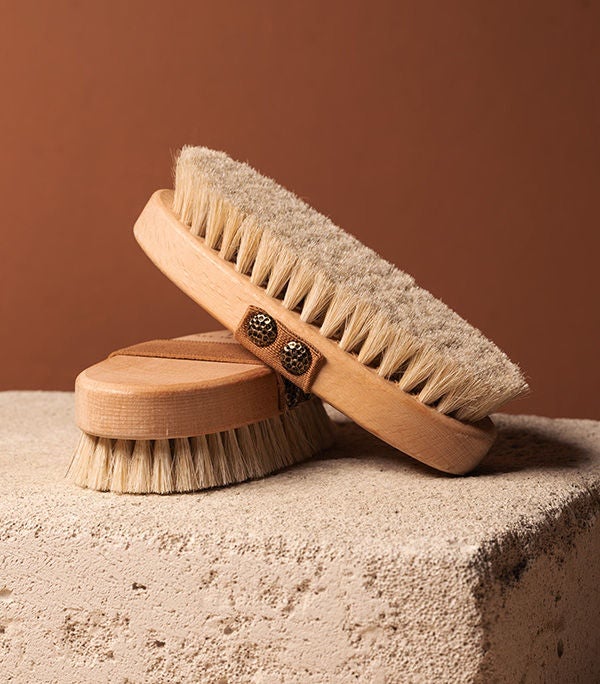Dry Brush Natural Horsehair for Body