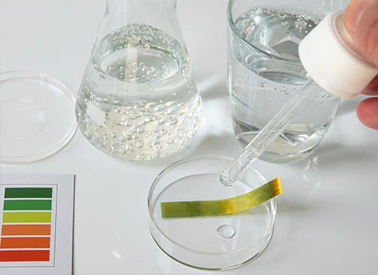 test şeridi su numunesi ph testi